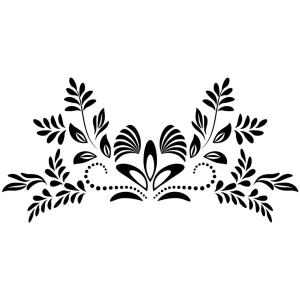 Декоративный цветочный орнамент — стоковый вектор