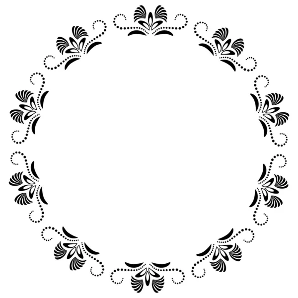 Decorative floral ornament — Stock Vector