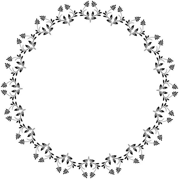 Adorno floral decorativo — Vector de stock