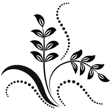 Dekoratif çiçek süsü.