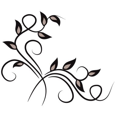 Dekoratif çiçek süsü.