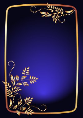 achtergrond met gouden sieraad voor verschillende ontwerp-artwork
