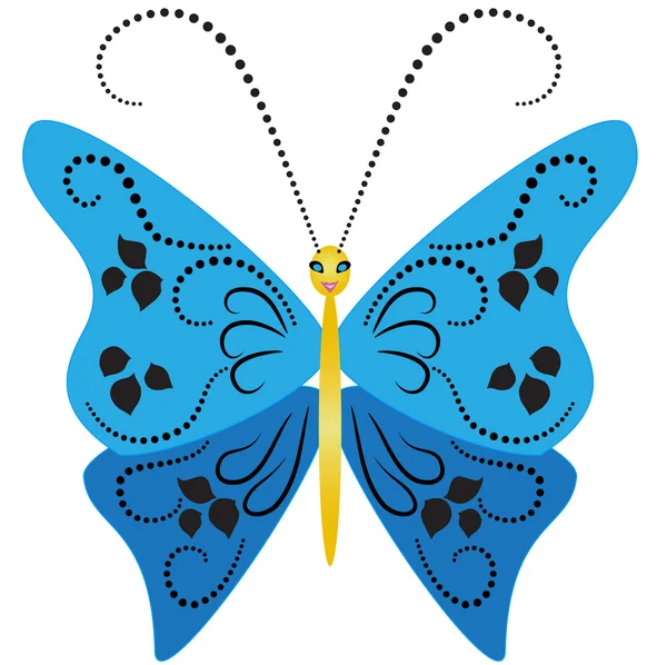 Mariposa. — Vector de stock