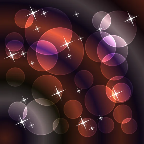 Cercles translucides lumineux . — Image vectorielle