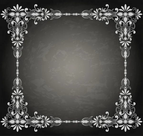 Ročník ornament rám — Stockový vektor