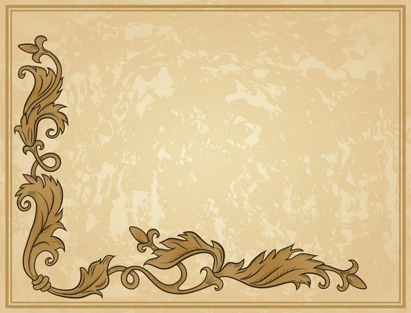 Marco de ornamento vintage — Vector de stock