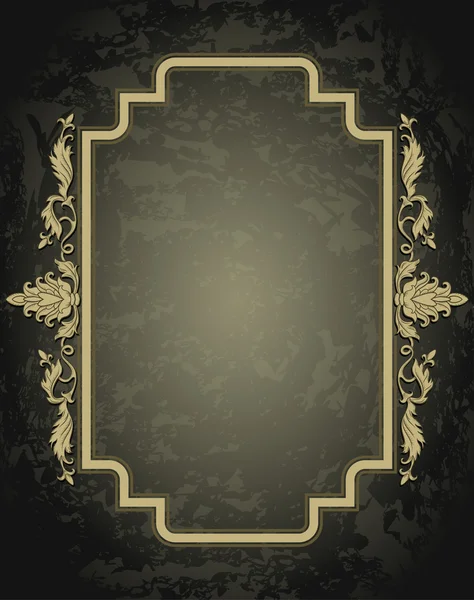 Marco de ornamento vintage — Vector de stock