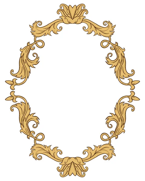 Vintage ornament frame — Stock Vector