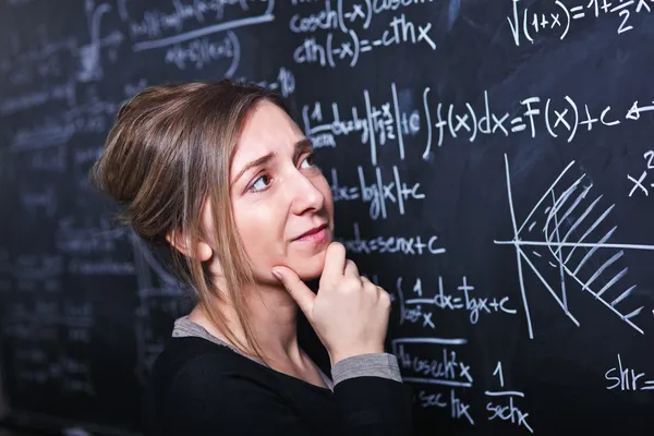 Student op het werk — Stockfoto