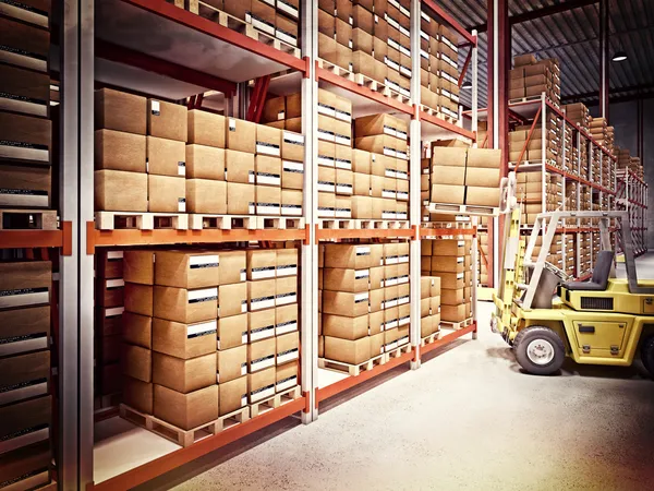 Warehouse background — Stock Photo, Image