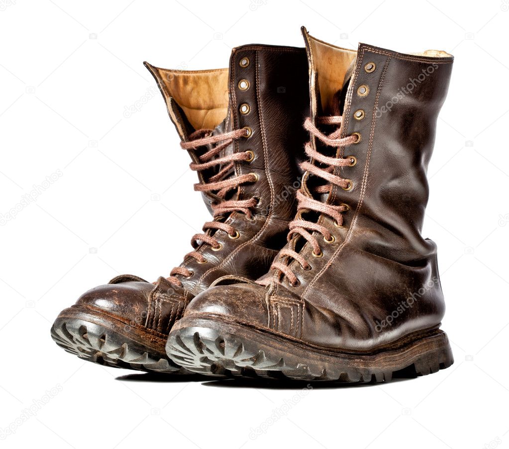 used combat boots