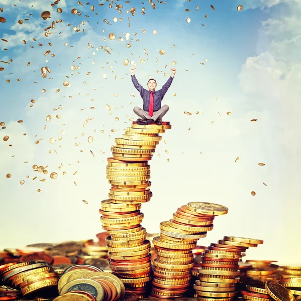 Money rain — Stock Photo, Image