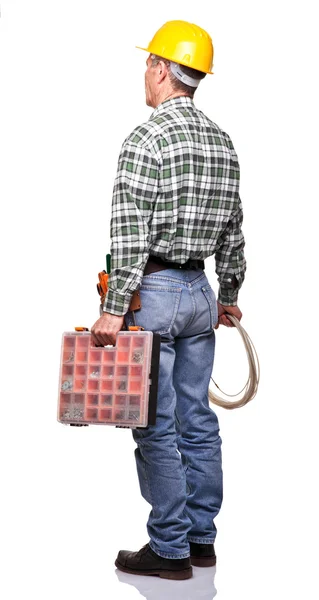 Senior handyman — Stock Photo, Image