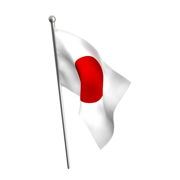Bandeira japonesa — Fotografia de Stock