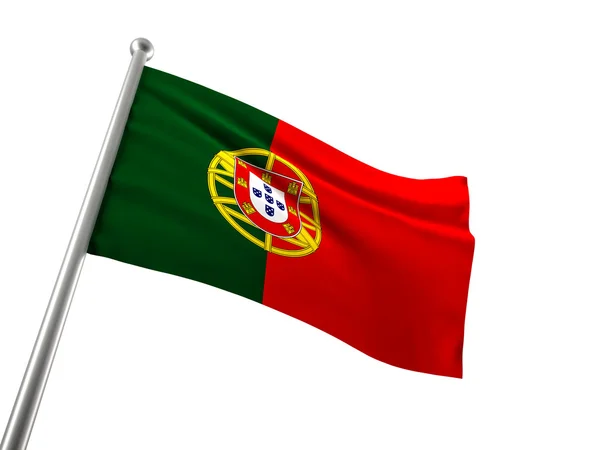Флаг Португалии — стоковое фото