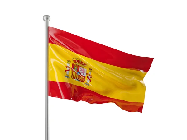 Vlajka Španělsko — Stock fotografie