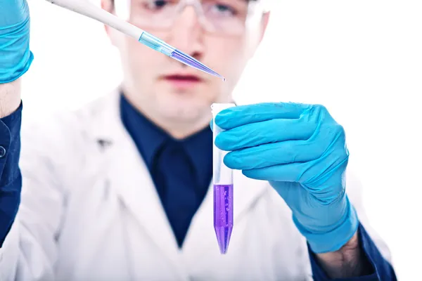 Cientista no trabalho — Fotografia de Stock