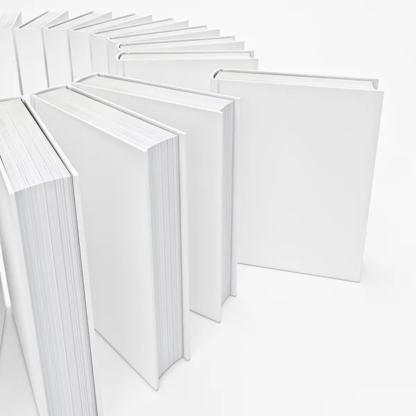 Fehér könyvek — Stock Fotó
