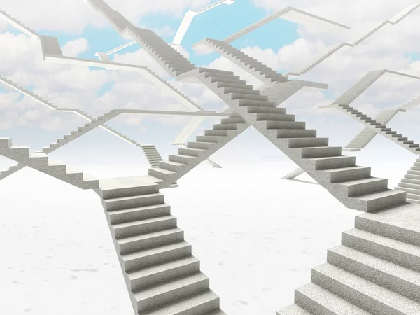 Abstract stairs background — Stock Photo, Image