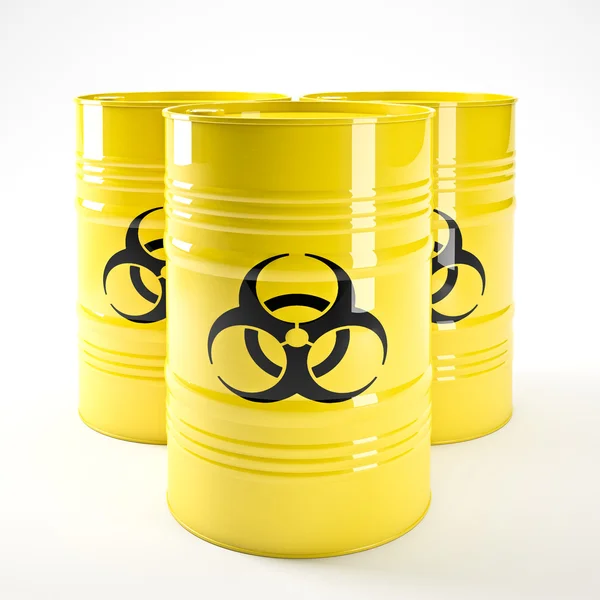 Biohazard barell — Stock Photo, Image