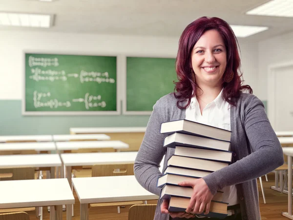 Vriendelijke vrouw leraar — Stockfoto