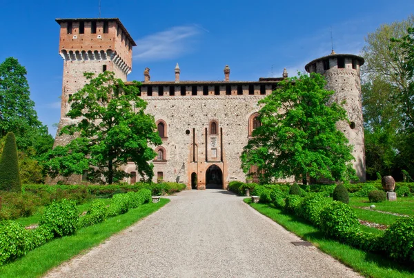 Castello di grazzano visconti — Foto Stock