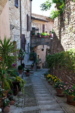 spello şehir manzarası