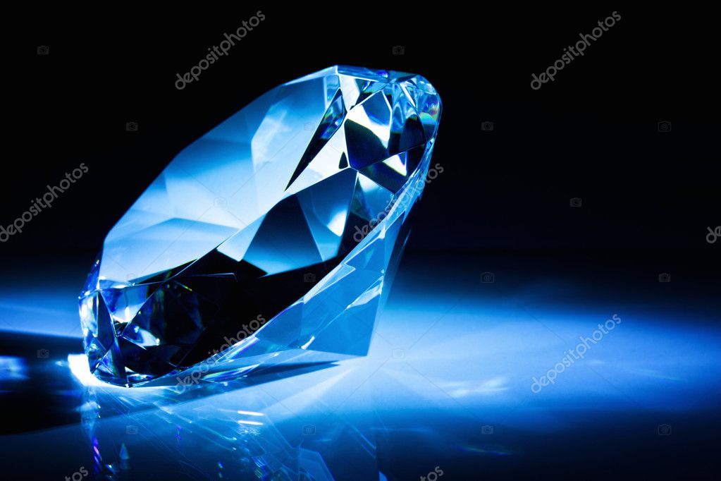 Blue diamond Stock Photos, Royalty Free Blue diamond Images | Depositphotos