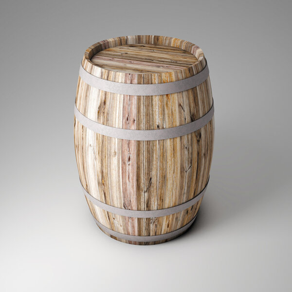 wood barrel