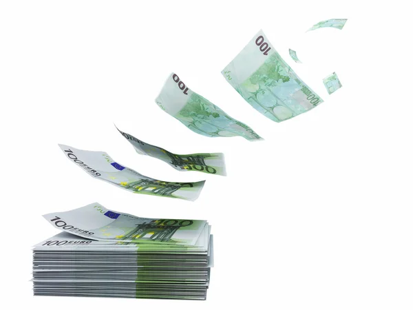 Waste euro — Stock Photo, Image