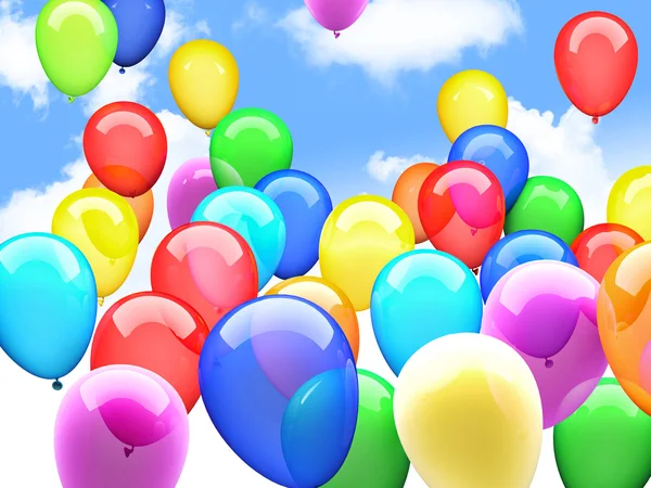 3D-ballons — Stockfoto