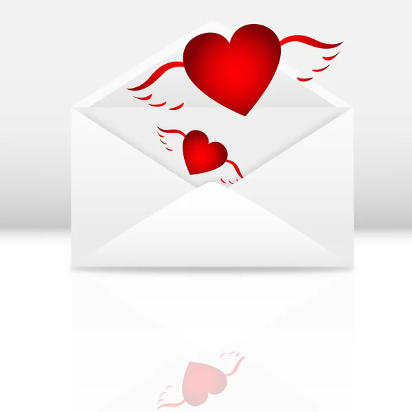 Message d'amour — Image vectorielle