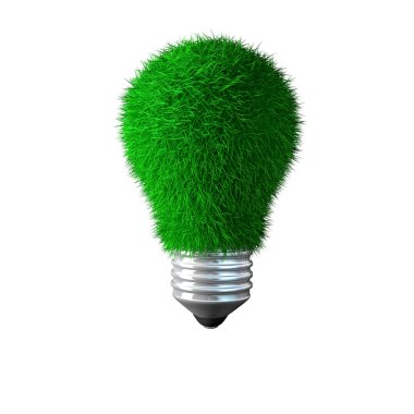 green bulb clipart
