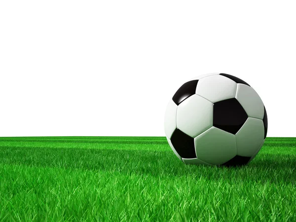 Soccer football field — Stock Photo, Image