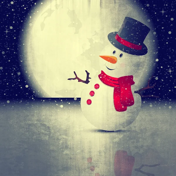 Снеговик — стоковое фото