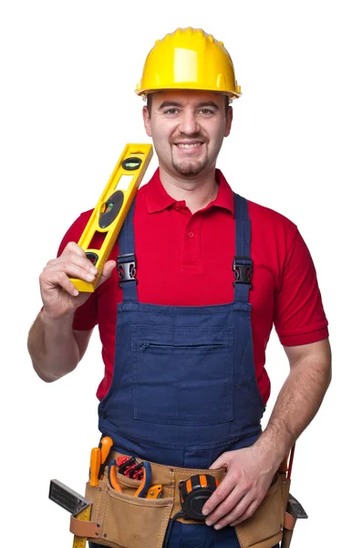 Handyman portrair — Stockfoto