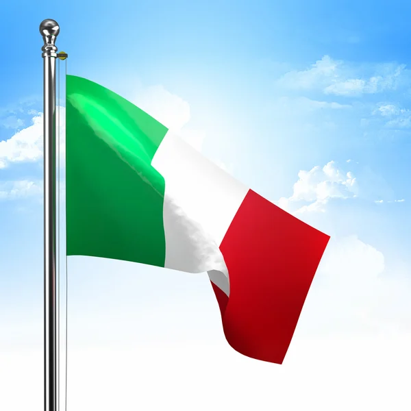 Italienische Flagge — Stockfoto