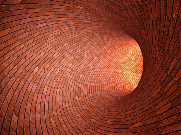 Brick tunnel — Stock Photo, Image