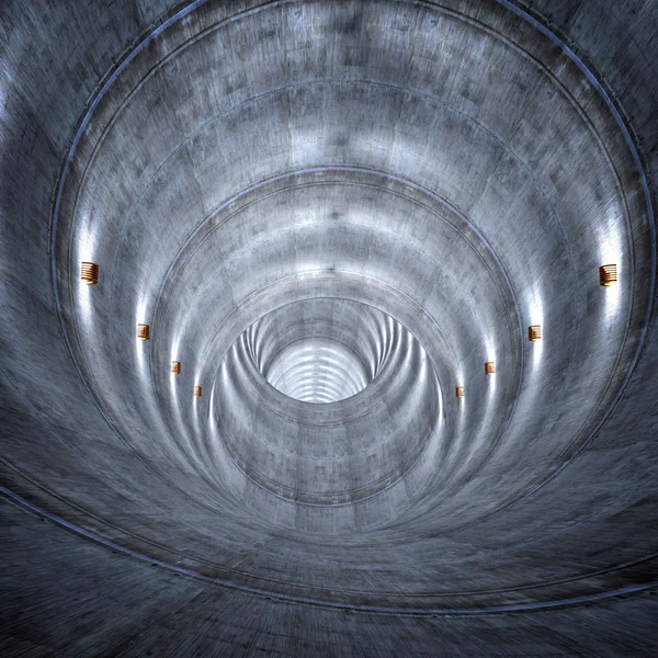 Tunnel en béton — Photo