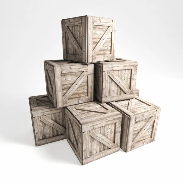 Wood case — Stock Photo, Image