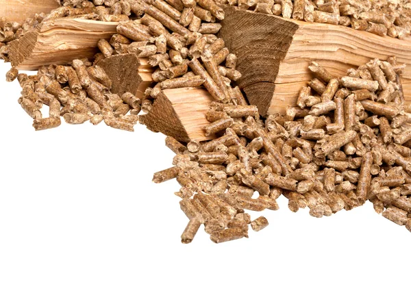 Pellet di legno — Foto Stock