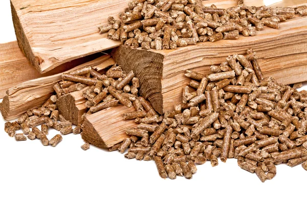 Pellets de madera —  Fotos de Stock