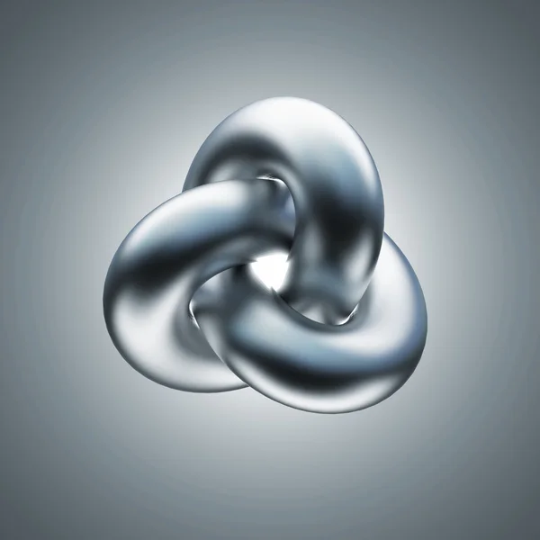 Metal knot — Stock Photo, Image