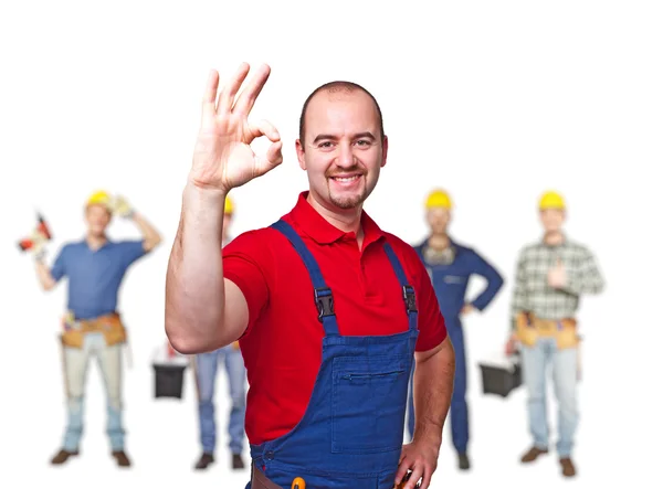 Workers team — Stock Photo, Image