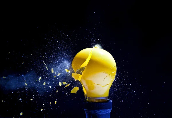 Bulb explosion — Stock Photo, Image