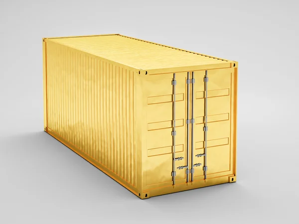 Gouden container — Stockfoto