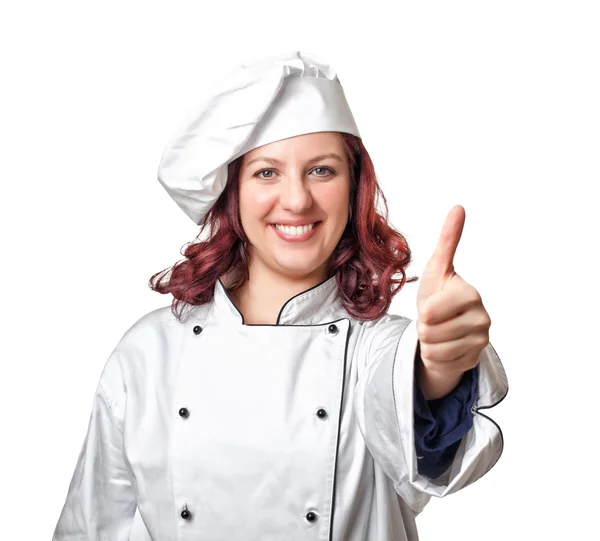 Mulher chef — Fotografia de Stock
