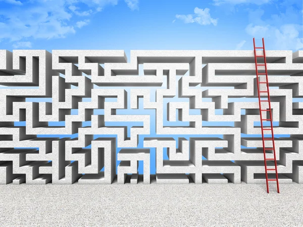 Maze wall — Stock Photo, Image