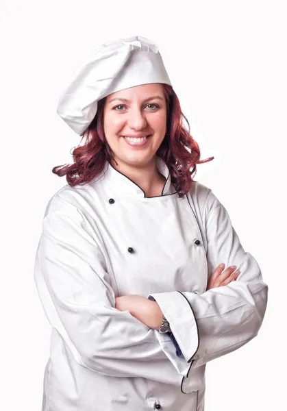 Femme chef — Photo