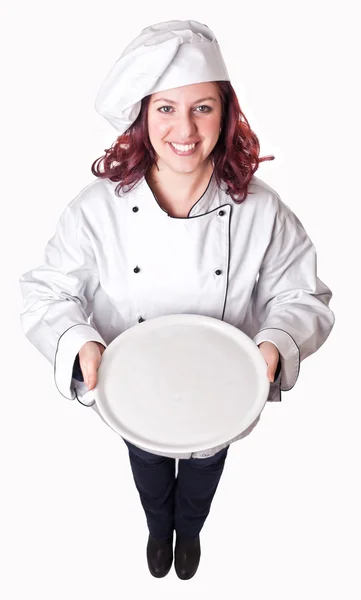 Kvinna kock — Stockfoto